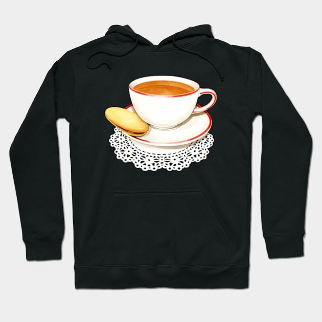 Cup of Tea Cuppa Hoodie by PatriciaSheaArt